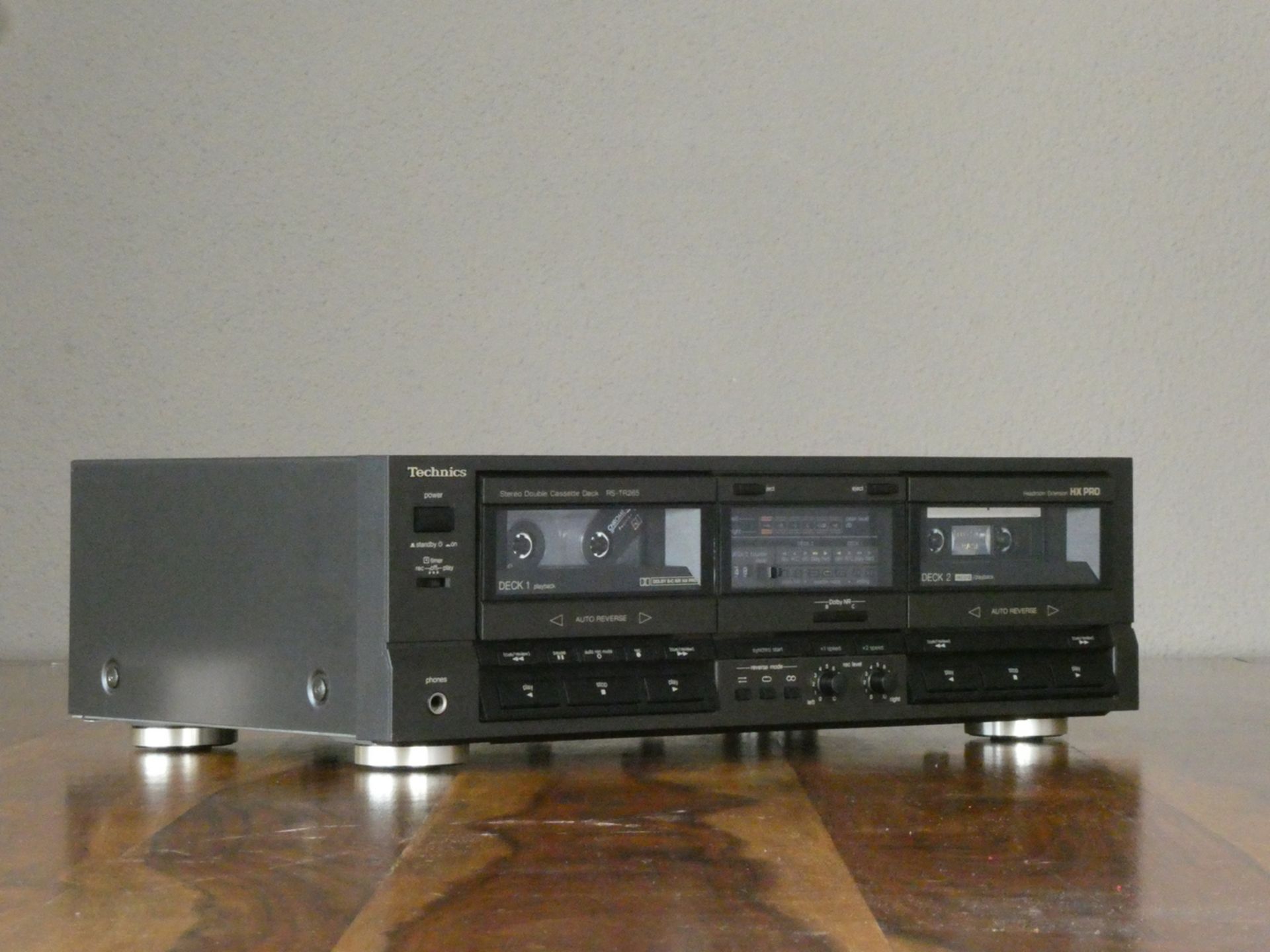 Technics RS-TR265 von links 