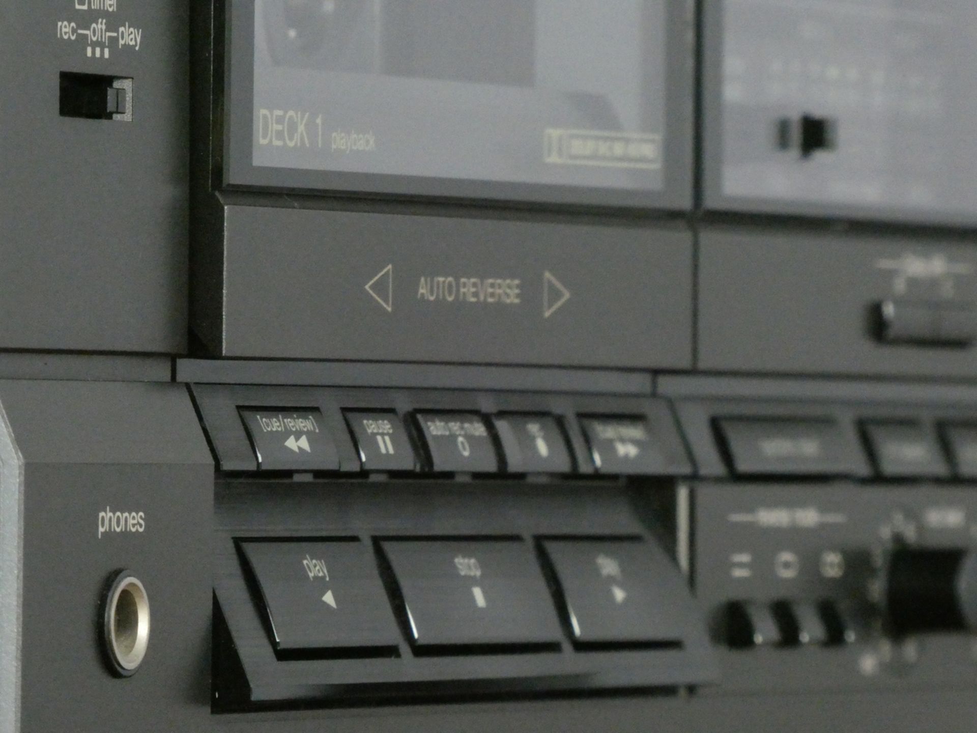 Technics RS-TR265 Front Ausschnitt 